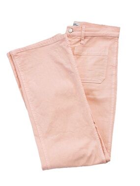 NWT J. Crew Re-Imagined High Rise Wide Leg Pink Blush Jeans Size 28